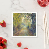Serviette En Papier Pierre-Auguste Renoir - Dans les bois (En situation)