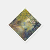 Serviette En Papier Pierre-Auguste Renoir - Dans les bois (Coin)