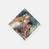 Serviette En Papier Pierre-Auguste Renoir - Lecture (Coin)