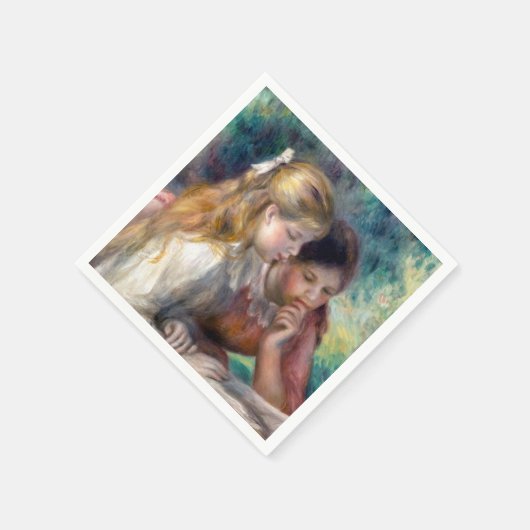 Serviette En Papier Pierre-Auguste Renoir - Lecture (Coin)