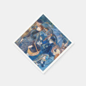 Serviette En Papier Pierre-Auguste Renoir - Les Parapluies (Coin)