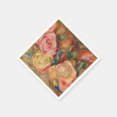 Serviette En Papier Pierre-Auguste Renoir - Rose (Coin)