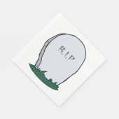 Serviette En Papier Pierre de gravure RIP (Coin)