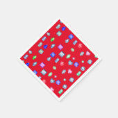 Serviette En Papier Pierre gemme et bijoux rouge (Coin)