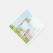 Serviette En Papier Pierre le lapin (Coin)