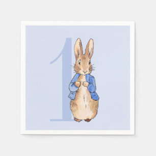 Serviette En Papier Pierre le lapin Premier anniversaire