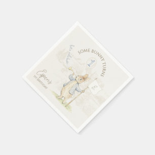 Serviette En Papier Pierre le lapin Quelques lapins 1er anniversaire