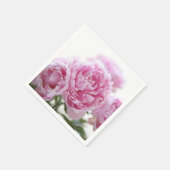 Serviette En Papier Pies roses (Coin)