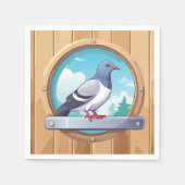 Serviette En Papier Pigeon (Devant)