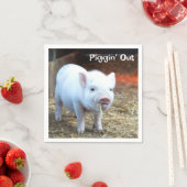 Serviette En Papier Piggin' Out Farm Life (En situation)