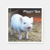 Serviette En Papier Piggin' Out Farm Life (Devant)