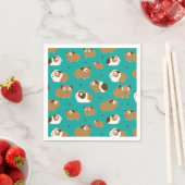 Serviette En Papier Pigs de Guinée mignonnes (En situation)