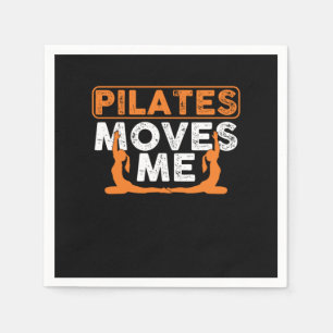 Serviette En Papier Pilates Moves Me Relaxation Muscle Exercise Venin