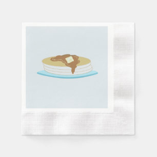 Serviette En Papier Pile de crêpes