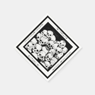 Serviette En Papier Pile-O-Crânes