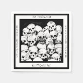Serviette En Papier Pile-O-Skulls (Devant)