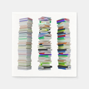 Serviette En Papier Piles de serviettes de papier de livres