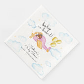 Serviette En Papier Pilot Teddy Bear Balloon Airplane Baby Shower (Coin)