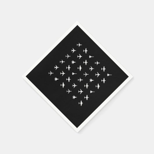 Serviette En Papier Pilote Aircraft Flying Aviator Flight Engineers Pl (Coin)