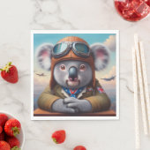 Serviette En Papier Pilote d'avion Koala (En situation)