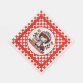 Serviette En Papier Pilote de course pour enfants Anniversaire (Coin)