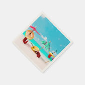 Serviette En Papier Piment De La Mer (Coin)
