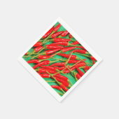 Serviette En Papier Piments rouges (Coin)