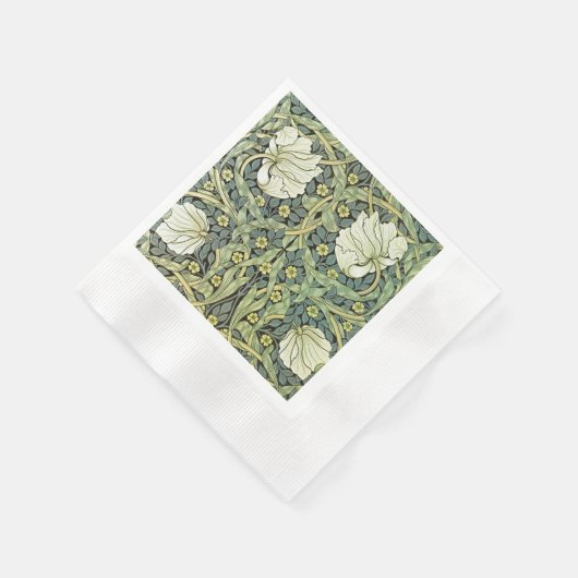 Serviette En Papier Pimpernel White Poppies William Morris (Coin)