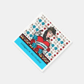 Serviette En Papier Pin-up, Rock-A-Billy (Coin)