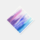 Serviette En Papier Pinceau rose violet Peinture Trucs Aquarelle Peint (Coin)