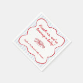 Serviette En Papier Pinch Us Crawfish Boil Baby shower Sud (Coin)