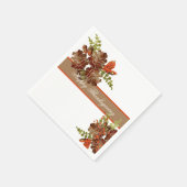 Serviette En Papier Pine Cones et Berries Thanksgiving (Coin)