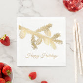 Serviette En Papier Pine d'hiver Noël (En situation)