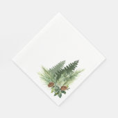 Serviette En Papier Pine Tree 6,5x6,5 Déjeuner (Coin)