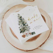 Serviette En Papier Pine Tree Mariage de Noël Napkins