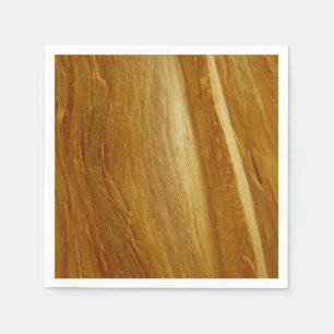 Serviette En Papier Pine Wood II Faux Texture en bois