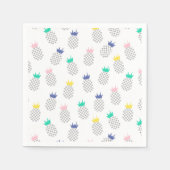 Serviette En Papier Pineapples (Devant)
