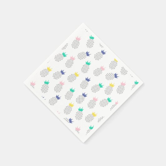 Serviette En Papier Pineapples (Coin)