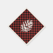 Serviette En Papier Pinecone Plaid Buffalo (Coin)