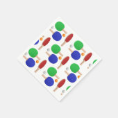 Serviette En Papier Ping Pong Table Tennis Anniversaire (Coin)