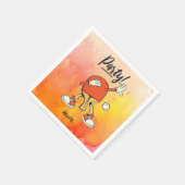 Serviette En Papier Ping Pong Table Tennis party amusant (Coin)