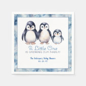 Serviette En Papier Pingin Baby shower familial serviettes (Devant)