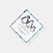 Serviette En Papier Pingin Baby shower familial serviettes (Coin)