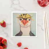 Serviette En Papier Pingouin (En situation)