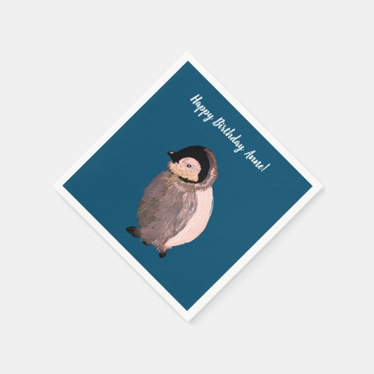 Serviette En Papier Pingouin bébé mignon (Coin)