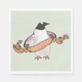 Serviette En Papier Pingouin Gentoo (Devant)