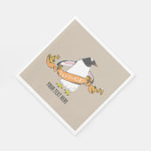 Serviette En Papier Pingouin Gentoo écriture japonaise Kanji (Coin)