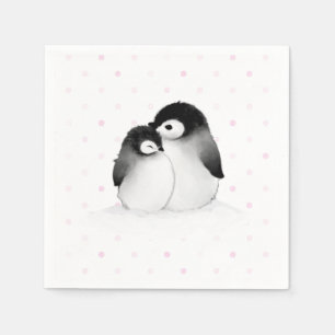 Serviette En Papier Pingouin Papier Décor