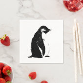 Serviette En Papier Pingouin parfait (En situation)