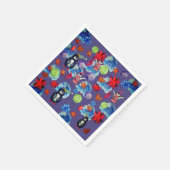 Serviette En Papier Pingouins & Étoiles serviettes (Coin)